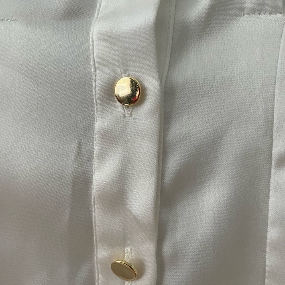 ZARA NWT White Silky Dress - Picture 8 of 16
